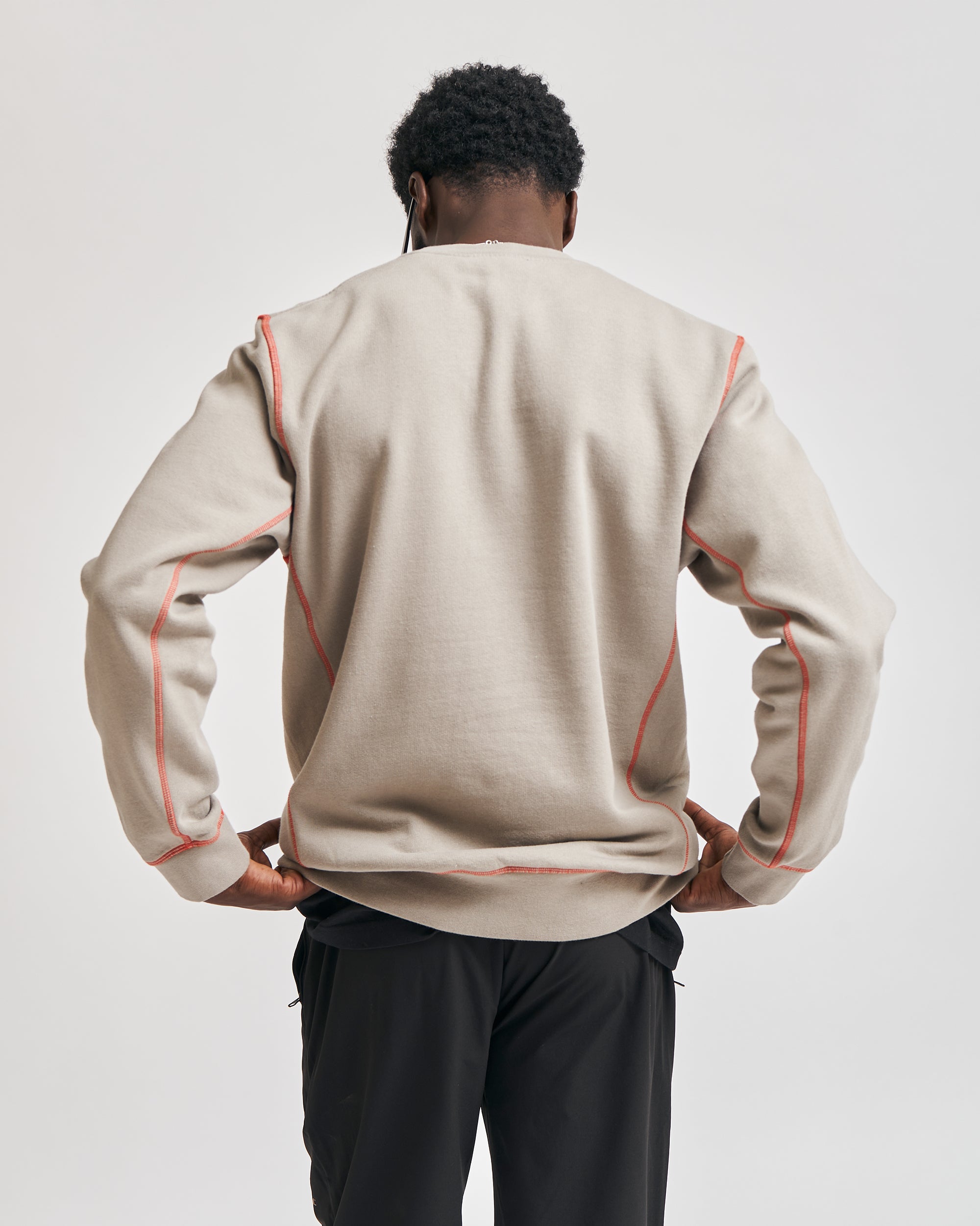 Contrast Crewneck